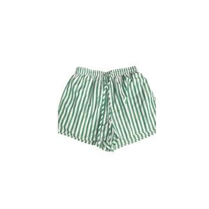 Princess Polly Mint and White Striped High Waist Shorts